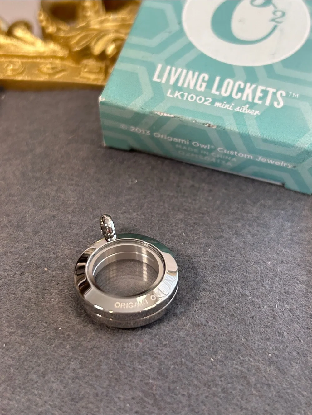 Origami Owl Silver Mini Living Locket Pendant